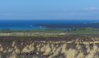 Lava flow landscape